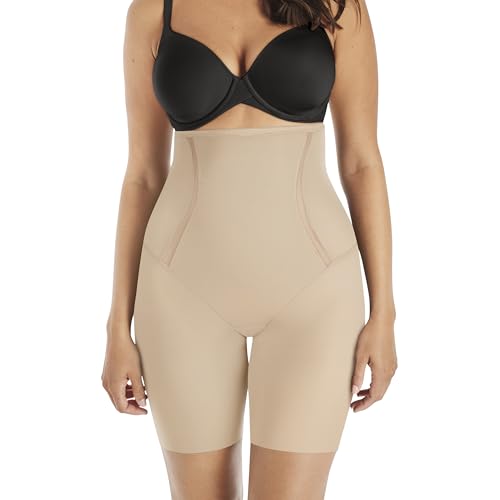 Maidenform Women's High-Waist Thigh Slimmer Shapewear, Cool Comfort Slimming Shapewear