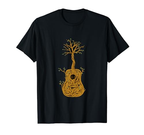 Acoustic Guitar Shirt Tree of Life Guitar Player Guitarist T-Shirt