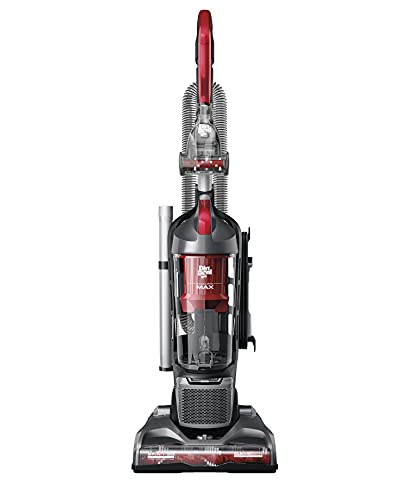 Dirt Devil Endura Max Upright Bagless Vacuum Cleaner for Carpet and Hard Floor, Powerful, Lightweight, Corded, UD70174B, Red