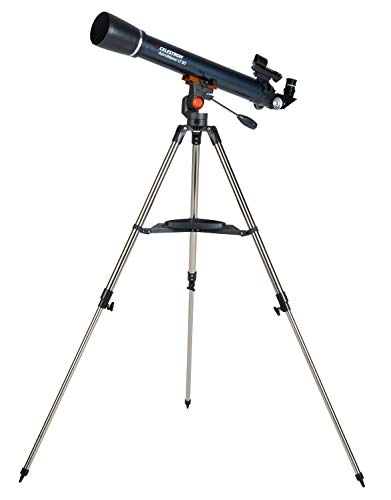 Celestron – AstroMaster LT 60AZ Refractor Telescope – Easy-to-Use Telescope for Beginners with Full-Height Tripod Included – Bonus Astronomy Software Package