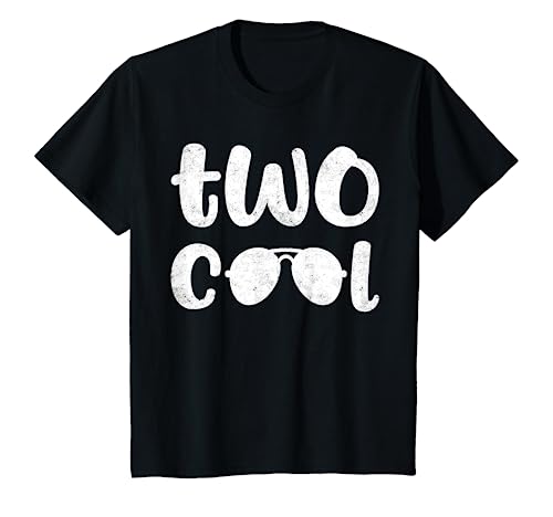 Two Cool 2nd Birthday Gift 2 Year Old Boy Second Bday T-Shirt