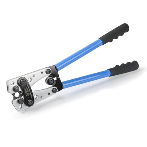 iCrimp Cable Lug Crimping Tool for Heavy Duty Wire Lugs, Battery Terminal, Copper Lugs AWG 8-1/0