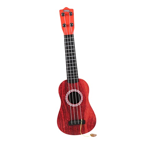 VICASKY Mini Simulation Guitar Baby Toy Kid Instrument Toy Ukulele for Kids Beginners Toy Guitar Kids Toys Mini Guitars Guitar Toy Kid Guitar Model Abs Can Play Toddler