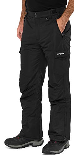 Arctix Men's Snow Sports Cargo Pants, Black, Medium/32' Inseam