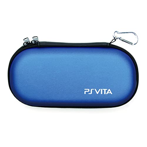 ELIATER Playstation Vita Carring Case Portable Travel Pouch Cover Zipper Bag Compatible for Sony PSVita 1000 2000 Game Console (Blue)