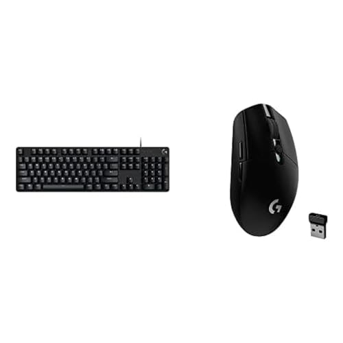 Logitech G413 SE Full-Size Mechanical Gaming Keyboard + G305 Lightspeed Wireless Gaming Mouse - Black