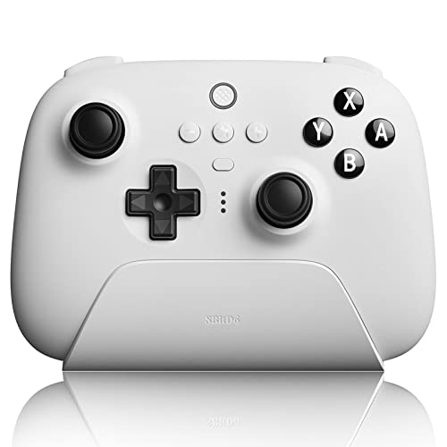 8BitDo Ultimate Bluetooth Controller with Charging Dock, Wireless Gamepad with Hall Sensor Joystick, Compatible with Switch, Steam Deck and Window 10