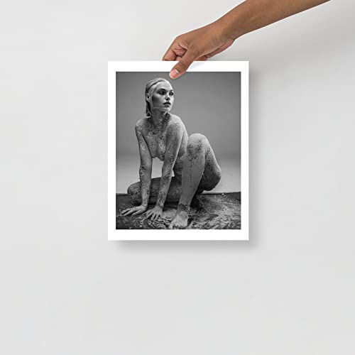 Henri Cartier–BRESSON Style Nude Poster, Nudes Vintage Print, Premium Fine Art Naked Woman, Nudist Photo