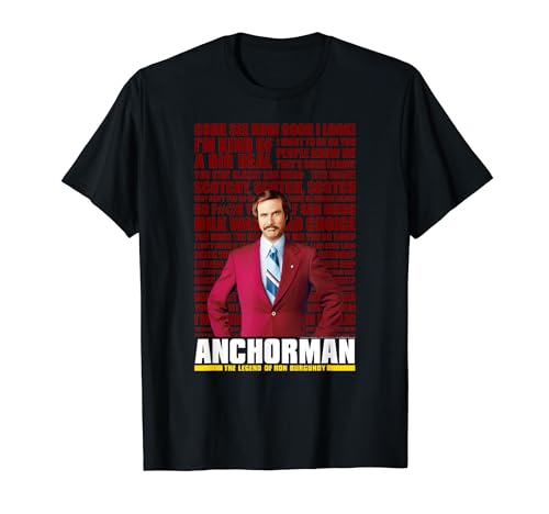 Anchorman Ron Quotes T-Shirt