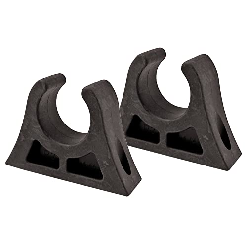 PROPEL PADDLE GEAR BY SHORELINE MARINE Rubber Boat Paddle Holder Clips | Quick & Easy Mounting | Heavy-Duty Rubber Construction, 1.5in | 2-Pack