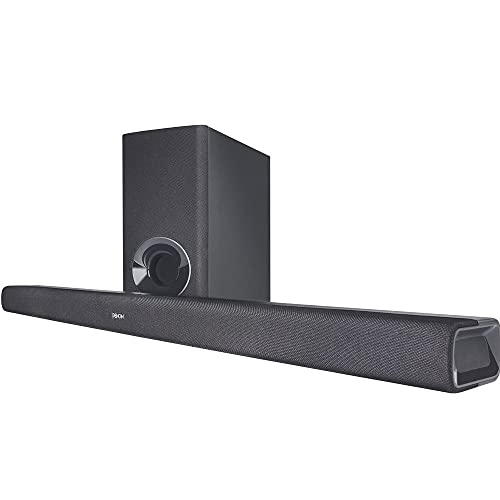 Denon DHT-S316 Home Theater Soundbar System with Wireless Subwoofer | Virtual Surround Sound Technology | Wall-Mountable | Bluetooth Compatibility | Smart & Slim-Profile | Black