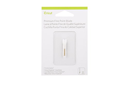 Cricut Premium Fine-Point Replacement Blade, Cutting Blade with Improved Design, Cuts Light to Mid-Weight Materials, For Personalized Crafts, Compatible Maker & Explore Machines, 1 Count