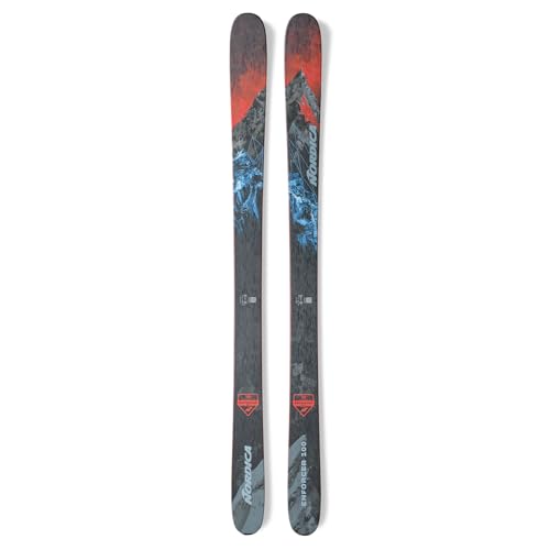 NORDICA Men's Enforcer 100 Skis | Durable High-Performance Smooth Lightweight Versatile All-Mountain Skis, Red/Black, Size: 179