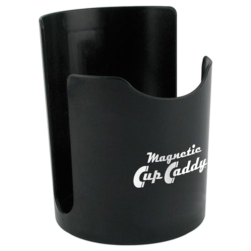 Master Magnetics Magnetic Cup Caddy - Keep Your Favorite Beverage at Hand, 3.3' Inner Diameter, 4.625' Height, Black, 7583