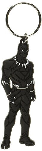 Marvel Black Panther Avengers Soft Touch PVC Key Ring Character Accessory Multi-colored, 3'