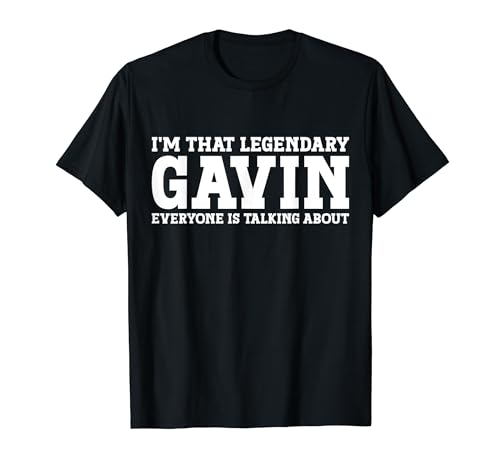 Gavin Personal Name First Name Funny Gavin T-Shirt