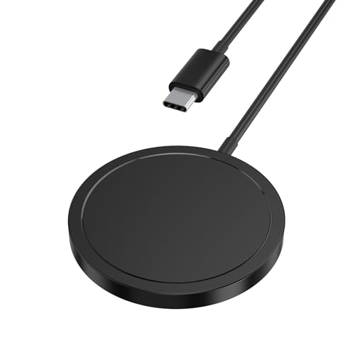 Magnetic Wireless Charger, 15W Magnetic Charging Pad with 20W USB C PD Adapter, Mag-Safe Charger Compatible with iPhone 15/14/Pro/Max/Plus/13 Series, AirPods 3/Pro 2/Pro