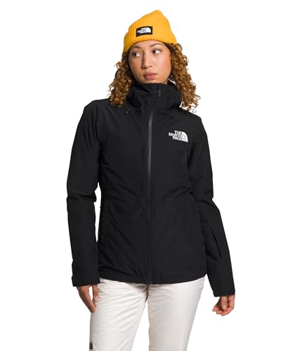 THE NORTH FACE Women's ThermoBall Eco Snow Triclimate Jacket, TNF Black, Medium