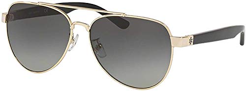 Tory Burch TY6070 Sunglasses 327111-57 -, Lt Grey Gradient TY6070-327111-57