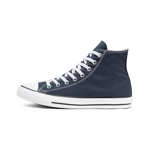 Converse Unisex Chuck Taylor All Star Hi Top Sneaker Shoes Navy Blue (Navy, 10 B(M) US Women / 8 D(M) US Men)