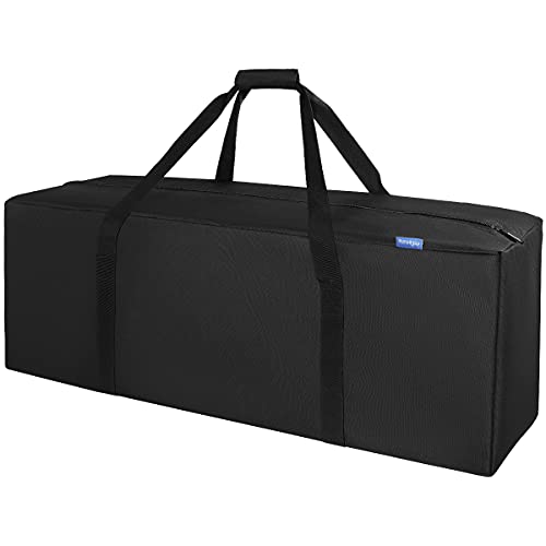 COOLBEBE 36' Sports Duffle Bag - 100L Large Travel Duffel Luggage Bag with Upgrade Zipper, Sturdy & Water Resistant, Black
