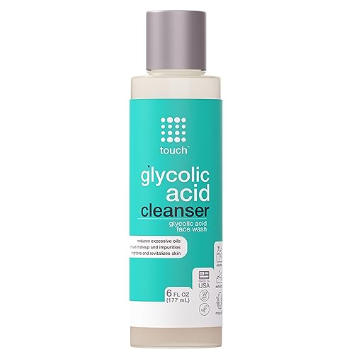 10% Glycolic Acid Face Wash - Exfoliating, Non Drying & Foaming AHA Cleanser - Anti-Aging, Skin Tone & Texture, Wrinkles, Pores, Blackheads - Sulfate Free, Oil Free, & Low PH - 6 oz.