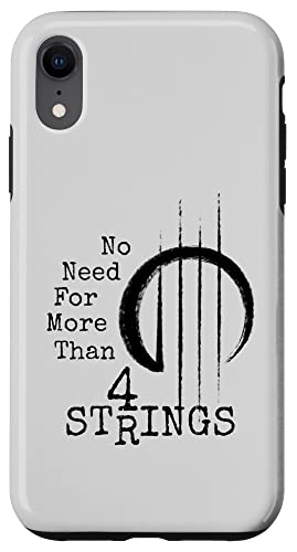 iPhone XR 4 Strings Ukulele Bass Violin Anti-Guitar Insult Diss Fun Case