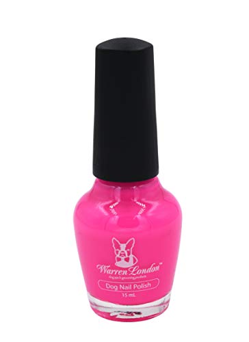Warren London Dog Nail Polish in A Bottle Premium Coverage & Color- Made in USA- Pink