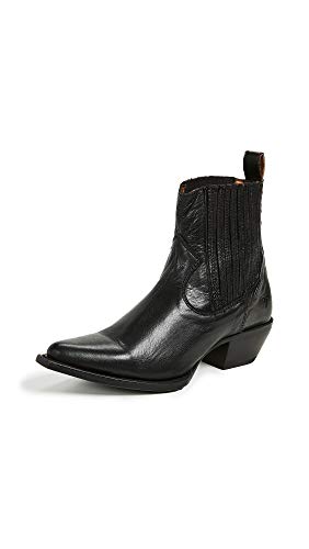 Frye Women's Sacha Chelsea Booties, Black, 9 Medium US