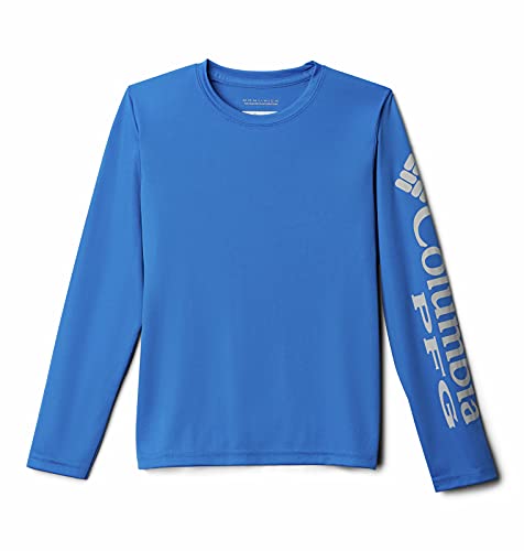 Columbia Youth Boys' PFG Terminal Tackle Long Sleeve Tee, Moisture Wicking Fabric, UV Sun Protection