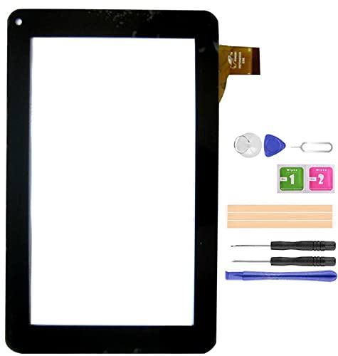 for RCA Voyager RCT6773W22 7' Touch Screen Digitizer Glass Panel Tablet Screen Replacement (Black)