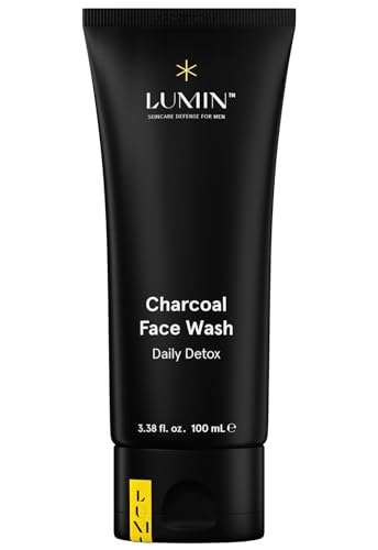 Lumin Charcoal Face Cleanser for Men,100ml, 1-Pack