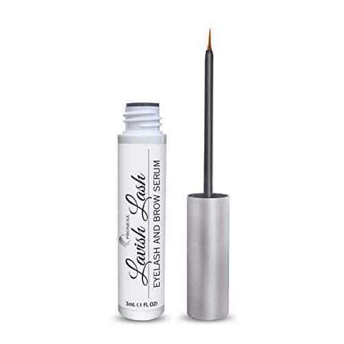 Pronexa Hairgenics Lavish Lash (3ml, 3 Month Supply) – Eyelash Growth Enhancer & Brow Serum with Natural Peptides for Long, Thick Lashes and Eyebrows! Dermatologist Certified & Hypoallergenic.