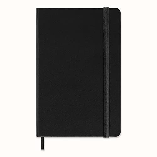 Moleskine Classic Notebook, Hard Cover, Pocket (3.5' x 5.5') Ruled/Lined, Black, 192 Pages