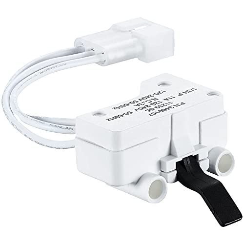 PartsBroz WP3406107 3406107 Dryer Door Switch Compatible w/d Whirlpool Maytag Kenmore Part : AED4475TQ1 MEDC400VW0 AGD4475TQ1 NED4700YQ1 NED4600YQ1 GEQ9800PW1 MGDX700XL1 MEDC300XW0 MEDC200XW0
