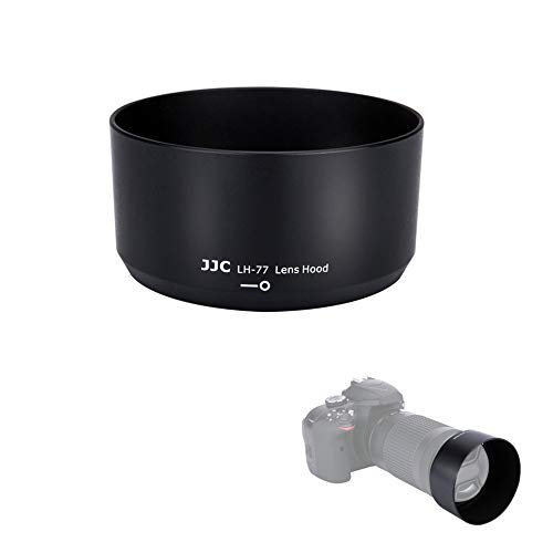 JJC HB-77 Reversible Dedicated Lens Hood Shade for Nikon AF-P DX Nikkor 70-300mm f/4.5-6.3G ED VR,Nikon AF-P DX Nikkor 70-300mm f/4.5-6.3G ED Lens on Nikon D3500 D3400 D5600 D7500 and More