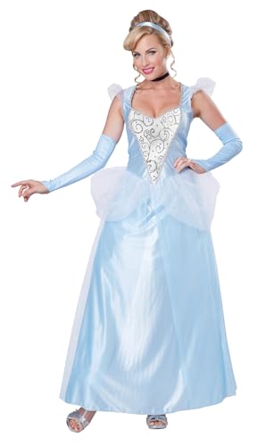 California Costumes womens Classic Cinderella Long Dress Adult Sized Costume, Cancun, Large US