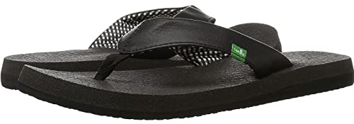 Sanuk Yoga Mat - Cushioned Sandals - Women's Ebony - 7