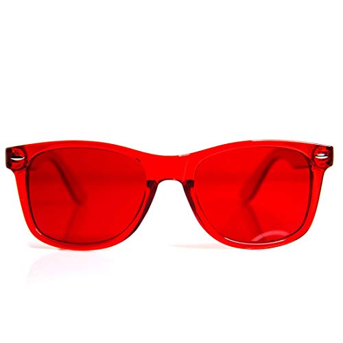 Red Color Therapy Glasses Chakra Glasses Relax Glasses
