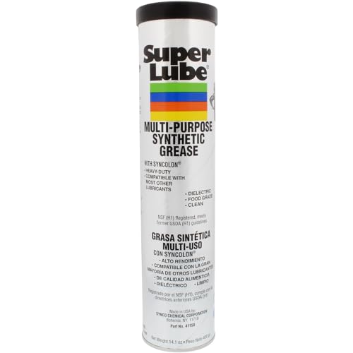 Super Lube 41150 Synthetic Multi-Purpose Grease, 400g, Translucent White Color