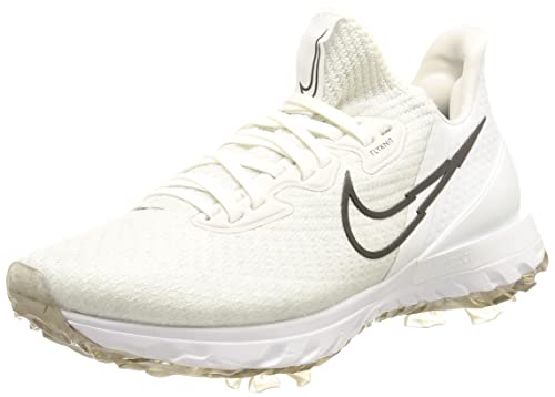Nike Air Zoom Infinity Tour Golf Shoes - White/Black/Platinum Tint/Volt - 8.5 Medium