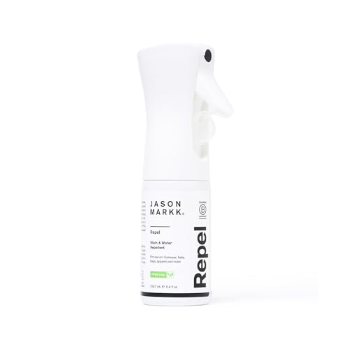 Jason Markk 5.4 oz. Repel Spray - PFAS-Free Stain & Water Repellent - Water-Based Formula, Non-Aerosol - Safe On Most Materials Including Suede, Nubuck, Leather & More