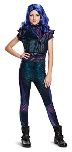 Mal Descendants 3 Classic Girls Costume, Official Disney Halloween Outfit, Kids Size Large (10-12)