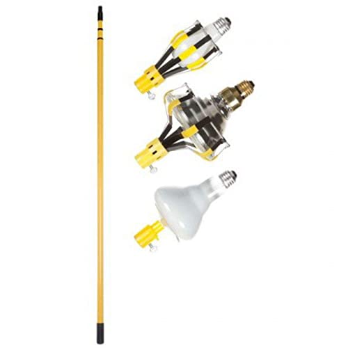 Bayco LBC-600SDL Light Bulb Changing Kit, 4-Piece, Yellow