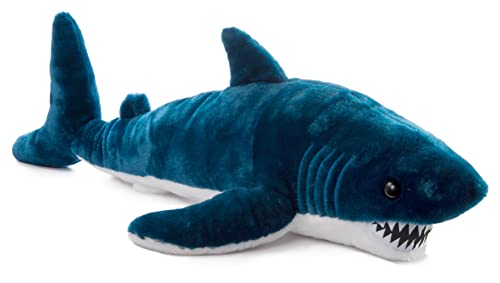 The Petting Zoo Mako Shark Stuffed Animal Plushie, Gifts for Kids, Wild Onez Ocean Animals, Shark Plush Toy 32 inches
