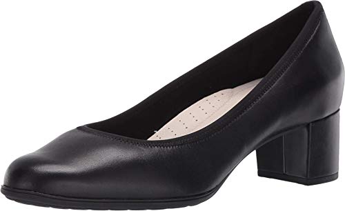 Aravon Women's Career Dress Pump, BLACK LEA , 10 narrow US