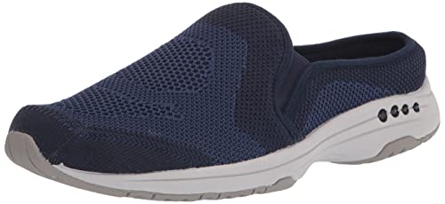 Easy Spirit Women's Takeknit 2 Clog, Dark Blue, 8.5