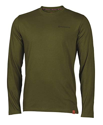 Husqvarna Long Sleeve Unisex T-Shirt, Green, X-Large
