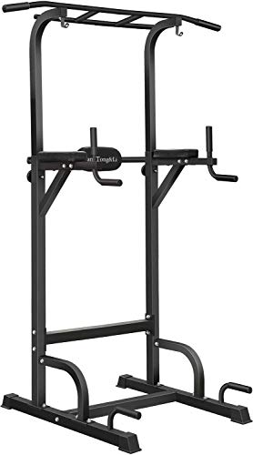 Power Tower, BangTong&Li Pull Up Bar Dip Station/Stand for Home Gym Strength Training Workout Equipment(Newer Version)