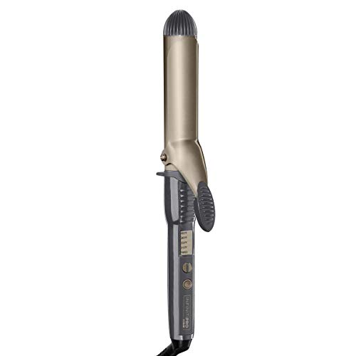 INFINITIPRO BY CONAIR Tourmaline 1 1/4-Inch Ceramic Curling Iron, 1 ¼ inch barrel produces loose curls – for use on medium and long hair